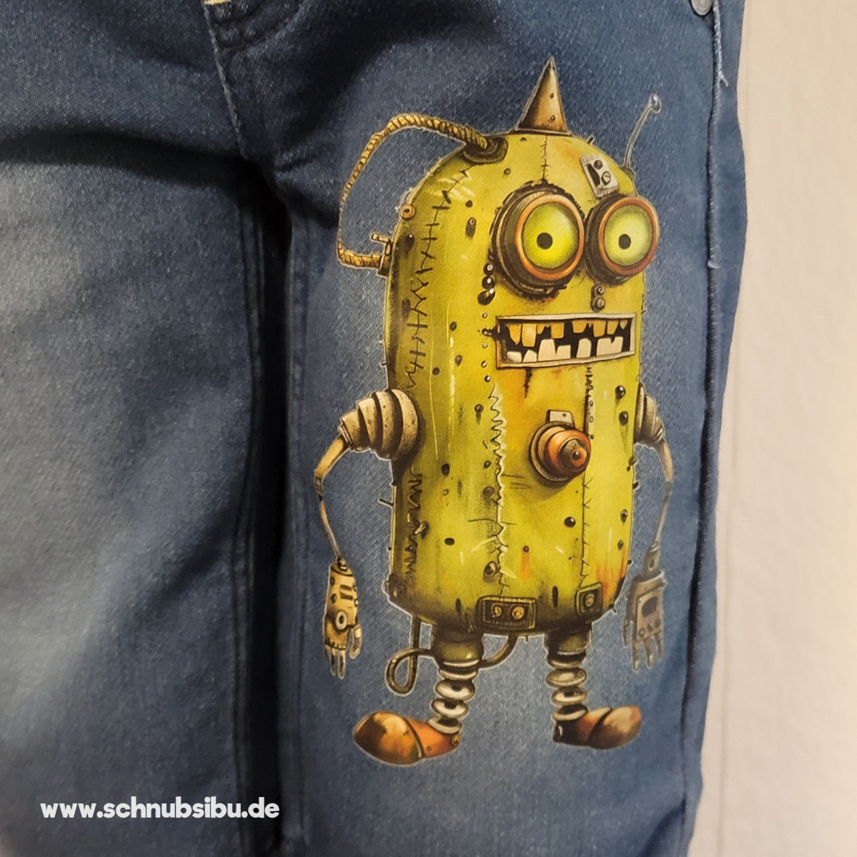 Bügelbild Steampunk Robot